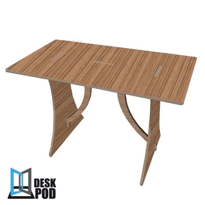 Desk Pod Wood Grove Laminate