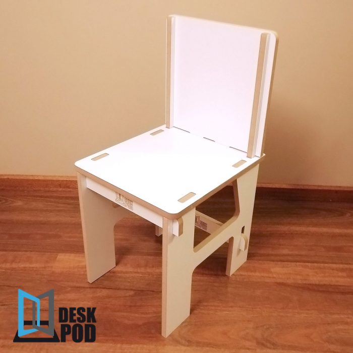 Kids Chair - White Laminate